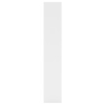 vidaXL Raft de perete, alb, 36x16x90 cm, lemn prelucrat vidaXL Raft de perete, alb, 36x16x90 cm, lemn prelucrat