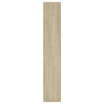 vidaXL Raft de perete, stejar sonoma, 36x16x90 cm, lemn prelucrat