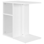 vidaXL Masă laterală, alb, 50x30x50 cm, lemn prelucrat vidaXL Masă laterală, alb, 50x30x50 cm, lemn prelucrat