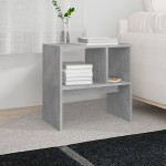 vidaXL Masă laterală, gri beton, 50x30x50 cm, lemn prelucrat vidaXL Masă laterală, gri beton, 50x30x50 cm, lemn prelucrat