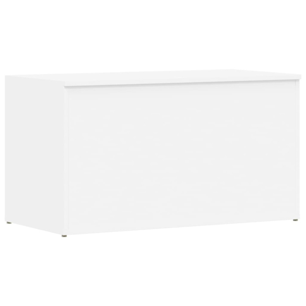 vidaXL Cufăr de depozitare, alb, 84x42x46 cm, lemn compozit