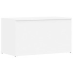 vidaXL Cufăr de depozitare, alb, 84x42x46 cm, lemn compozit vidaXL Cufăr de depozitare, alb, 84x42x46 cm, lemn compozit