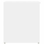 vidaXL Cufăr de depozitare, alb, 84x42x46 cm, lemn compozit vidaXL Cufăr de depozitare, alb, 84x42x46 cm, lemn compozit