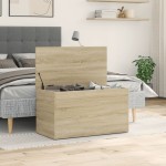 vidaXL Cufăr de depozitare, stejar sonoma, 84x42x46 cm, lemn compozit vidaXL Cufăr de depozitare, stejar sonoma, 84x42x46 cm, lemn compozit