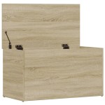 vidaXL Cufăr de depozitare, stejar sonoma, 84x42x46 cm, lemn compozit vidaXL Cufăr de depozitare, stejar sonoma, 84x42x46 cm, lemn compozit