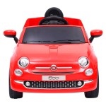vidaXL Mașină electrică pentru copii Fiat 500, roșu vidaXL Mașină electrică pentru copii Fiat 500, roșu