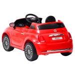 vidaXL Mașină electrică pentru copii Fiat 500, roșu vidaXL Mașină electrică pentru copii Fiat 500, roșu