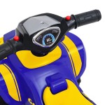 vidaXL ATV ride-on pentru copii Good Year, albastru