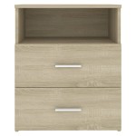 vidaXL Noptiere, 2 buc., stejar sonoma, 50x32x60 cm vidaXL Noptiere, 2 buc., stejar sonoma, 50x32x60 cm