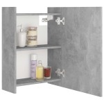 vidaXL Dulap de baie cu oglindă, gri beton, 62,5 x 20,5 x 64 cm vidaXL Dulap de baie cu oglindă, gri beton, 62,5 x 20,5 x 64 cm