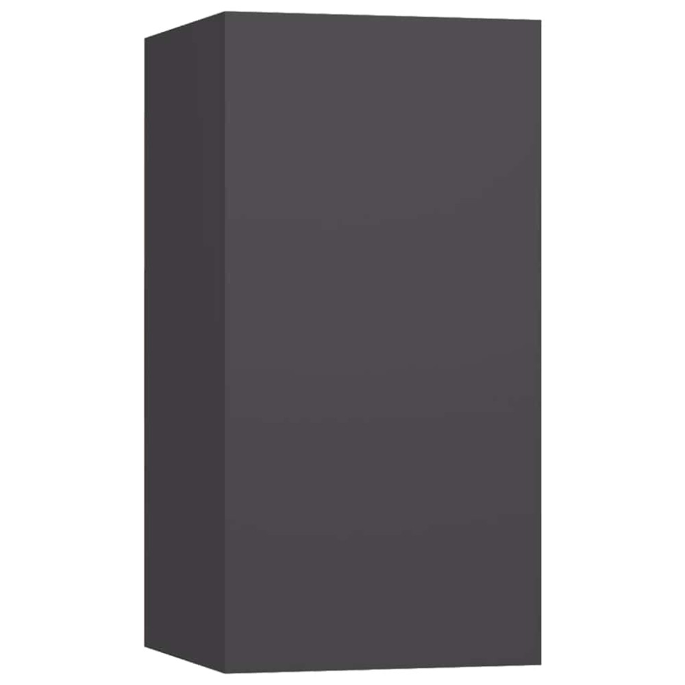 vidaXL Comodă TV, gri, 30,5x30x60 cm, lemn prelucrat