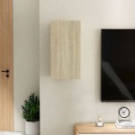 vidaXL Comodă TV, stejar Sonoma, 30,5x30x60 cm, lemn prelucrat vidaXL Comodă TV, stejar Sonoma, 30,5x30x60 cm, lemn prelucrat