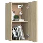 vidaXL Comodă TV, stejar Sonoma, 30,5x30x60 cm, lemn prelucrat vidaXL Comodă TV, stejar Sonoma, 30,5x30x60 cm, lemn prelucrat