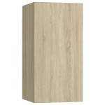 vidaXL Comode TV, 2 buc., stejar Sonoma, 30,5x30x60 cm, lemn prelucrat