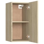 vidaXL Comode TV, 2 buc., stejar Sonoma, 30,5x30x60 cm, lemn prelucrat