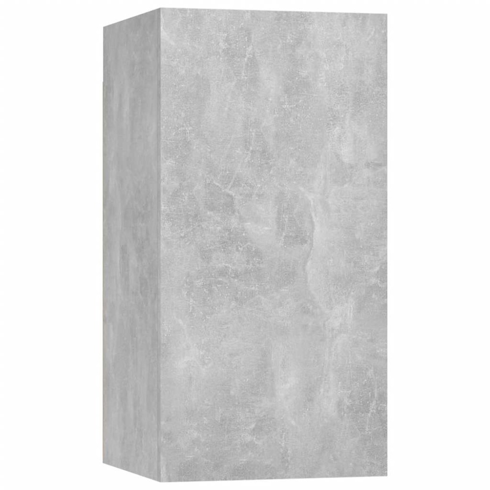 vidaXL Comodă TV, gri beton, 30,5x30x60 cm, lemn prelucrat