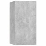 vidaXL Comodă TV, gri beton, 30,5x30x60 cm, lemn prelucrat vidaXL Comodă TV, gri beton, 30,5x30x60 cm, lemn prelucrat