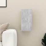vidaXL Comodă TV, gri beton, 30,5x30x60 cm, lemn prelucrat vidaXL Comodă TV, gri beton, 30,5x30x60 cm, lemn prelucrat