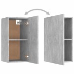 vidaXL Comodă TV, gri beton, 30,5x30x60 cm, lemn prelucrat vidaXL Comodă TV, gri beton, 30,5x30x60 cm, lemn prelucrat