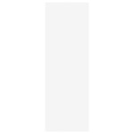 vidaXL Comode TV, 2 buc., alb, 30,5x30x90 cm, lemn prelucrat