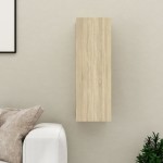 vidaXL Comodă TV, stejar Sonoma, 30,5x30x90 cm, lemn prelucrat vidaXL Comodă TV, stejar Sonoma, 30,5x30x90 cm, lemn prelucrat