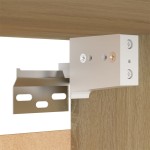 vidaXL Comodă TV, stejar Sonoma, 30,5x30x90 cm, lemn prelucrat vidaXL Comodă TV, stejar Sonoma, 30,5x30x90 cm, lemn prelucrat