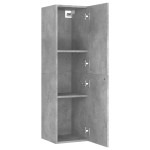 vidaXL Comodă TV, gri beton, 30,5x30x110 cm, lemn prelucrat vidaXL Comodă TV, gri beton, 30,5x30x110 cm, lemn prelucrat