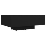 vidaXL Măsuță de cafea, negru, 85x55x31 cm, lemn prelucrat vidaXL Măsuță de cafea, negru, 85x55x31 cm, lemn prelucrat