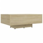 vidaXL Măsuță de cafea, stejar sonoma, 85x55x31 cm, lemn prelucrat