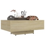 vidaXL Măsuță de cafea, stejar sonoma, 85x55x31 cm, lemn prelucrat