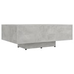 vidaXL Măsuță de cafea, gri beton, 85x55x31 cm, lemn prelucrat vidaXL Măsuță de cafea, gri beton, 85x55x31 cm, lemn prelucrat