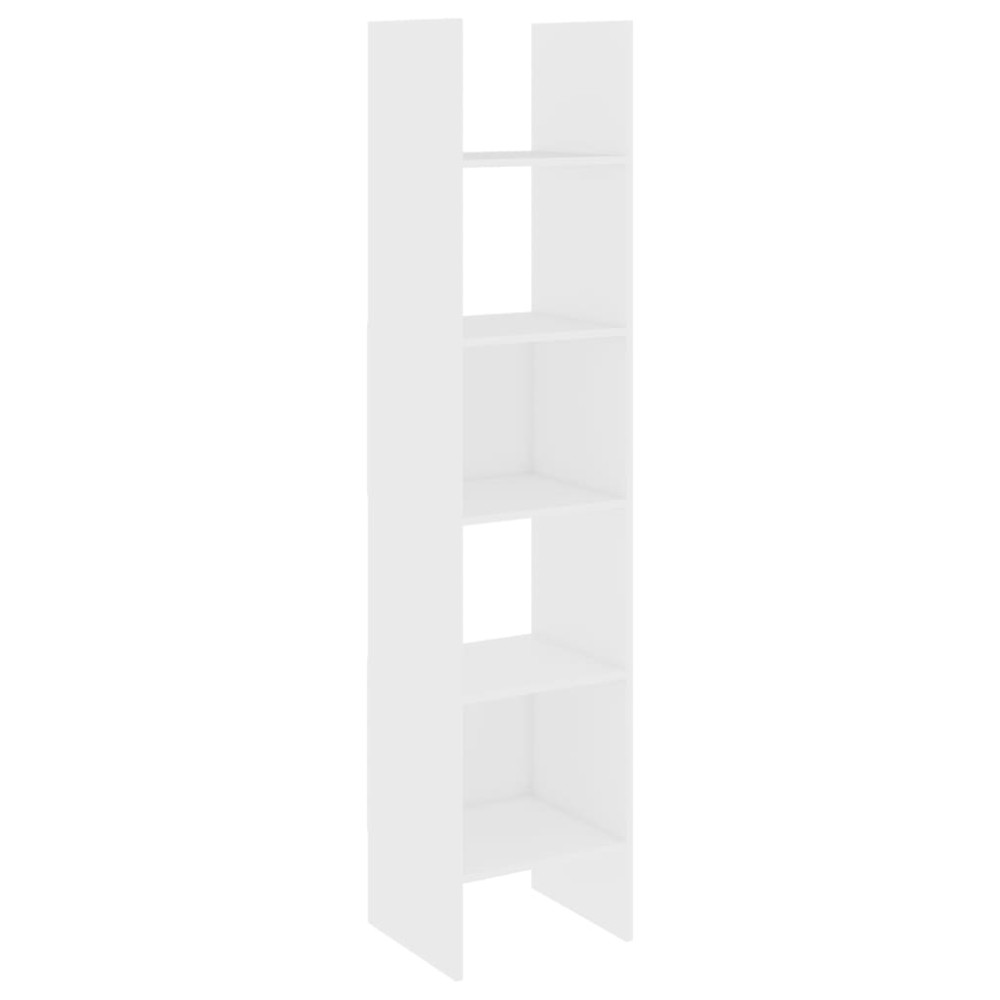 vidaXL Bibliotecă, alb, 40x35x180 cm, lemn prelucrat