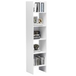 vidaXL Bibliotecă, alb, 40x35x180 cm, lemn prelucrat vidaXL Bibliotecă, alb, 40x35x180 cm, lemn prelucrat