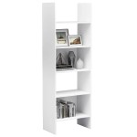 vidaXL Bibliotecă, alb, 60x35x180 cm, lemn prelucrat vidaXL Bibliotecă, alb, 60x35x180 cm, lemn prelucrat