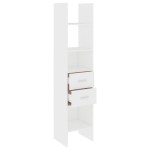 vidaXL Bibliotecă, alb, 40x35x180 cm, lemn prelucrat vidaXL Bibliotecă, alb, 40x35x180 cm, lemn prelucrat