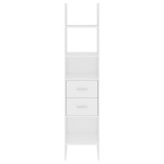vidaXL Bibliotecă, alb, 40x35x180 cm, lemn prelucrat vidaXL Bibliotecă, alb, 40x35x180 cm, lemn prelucrat