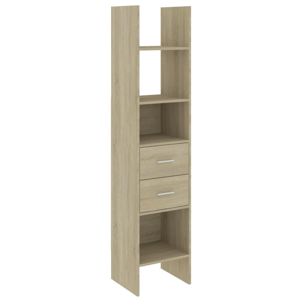 vidaXL Bibliotecă, stejar Sonoma, 40x35x180 cm, lemn prelucrat