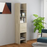 vidaXL Bibliotecă, stejar Sonoma, 40x35x180 cm, lemn prelucrat vidaXL Bibliotecă, stejar Sonoma, 40x35x180 cm, lemn prelucrat