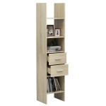 vidaXL Bibliotecă, stejar Sonoma, 40x35x180 cm, lemn prelucrat vidaXL Bibliotecă, stejar Sonoma, 40x35x180 cm, lemn prelucrat