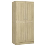 vidaXL Șifonier, stejar sonoma, 82,5x51,5x180 cm, lemn prelucrat vidaXL Șifonier, stejar sonoma, 82,5x51,5x180 cm, lemn prelucrat