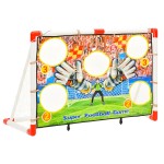 vidaXL Set poartă de fotbal copii cu perete de poartă 120x51x77,5 cm vidaXL Set poartă de fotbal copii cu perete de poartă 120x51x77,5 cm
