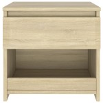 vidaXL Noptiere, 2 buc., stejar Sonoma, 40x30x39 cm, lemn prelucrat