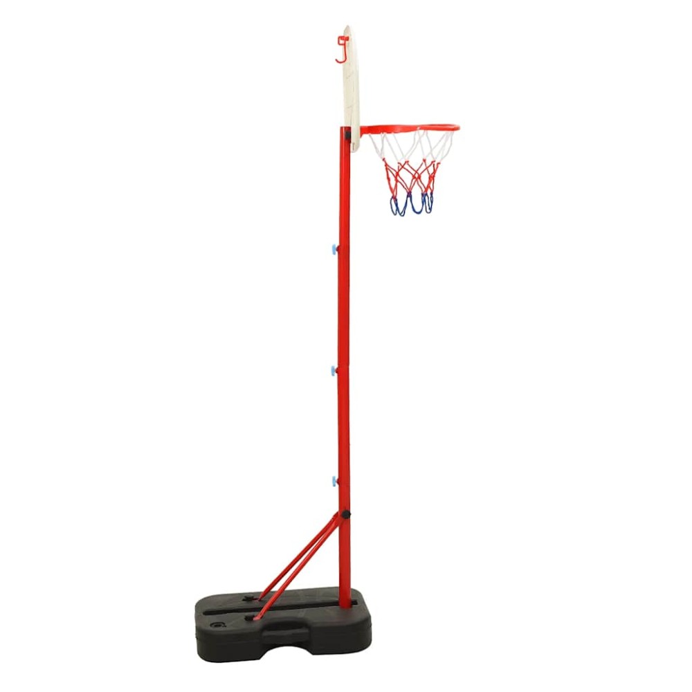 vidaXL Set de joc de baschet portabil, reglabil, 138,5-166 cm