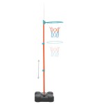 vidaXL Set de joc de baschet portabil, reglabil, 109-141 cm vidaXL Set de joc de baschet portabil, reglabil, 109-141 cm