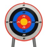 vidaXL Set tir cu arc și săgeți cu țintă pentru copii vidaXL Set tir cu arc și săgeți cu țintă pentru copii