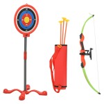 vidaXL Set tir cu arc și săgeți cu țintă pentru copii vidaXL Set tir cu arc și săgeți cu țintă pentru copii