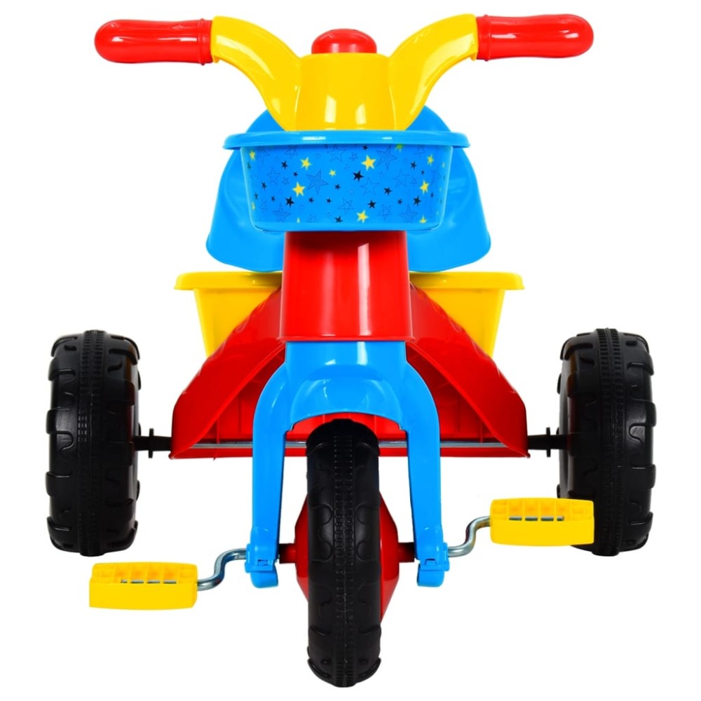 vidaXL Tricicletă pentru copii, multicolor