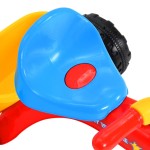 vidaXL Tricicletă pentru copii, multicolor vidaXL Tricicletă pentru copii, multicolor