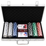 vidaXL Set de jetoane de poker 300 buc. 11,5 g vidaXL Set de jetoane de poker 300 buc. 11,5 g