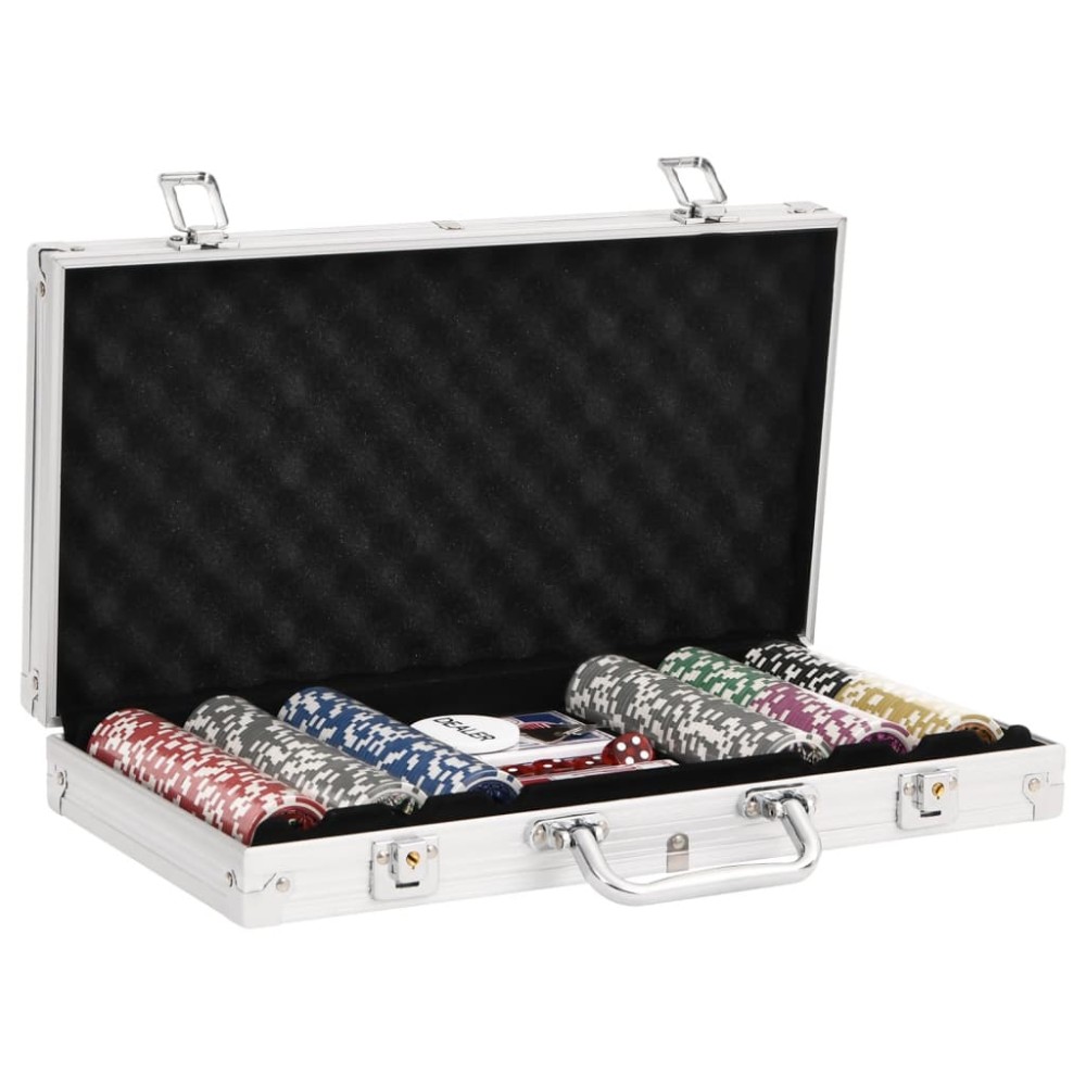 vidaXL Set de jetoane de poker 300 buc. 11,5 g